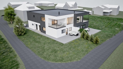 Stor tomannsbolig med flott beliggenhet.